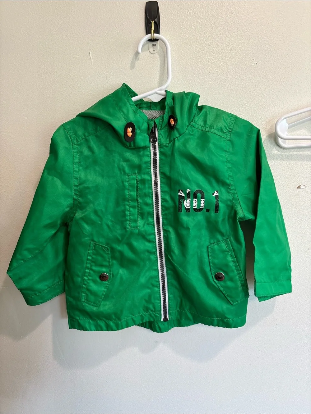 Carters Green 18 month ' Hooded Zip JacketNo.1' Detail windbreaker